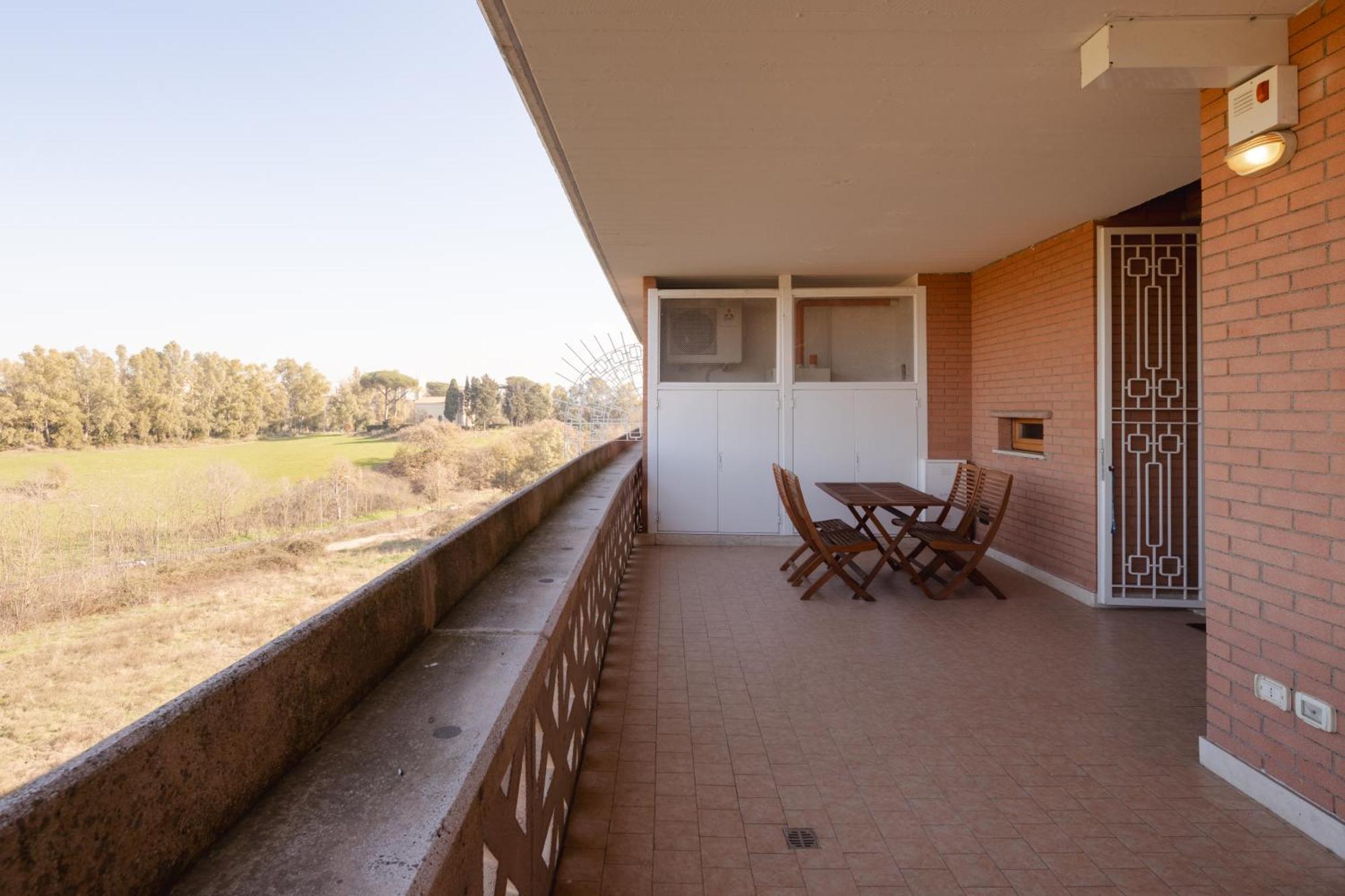 Apartamento Eur Moravia Attico Panoramico Con Terrazzo, Fino A 5 Ospiti *